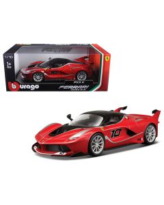 2017 Ferrari FXX-K #10 Red 1/18 Diecast Model Car Bburago Collectible