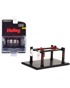 2022 Holley Black Four-Post Lift 1/64 Diecast Model Greenlight