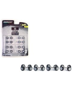1981-93 Dodge Trucks Wheels Tires Multipack 24pc Greenlight 1/64 Series 8