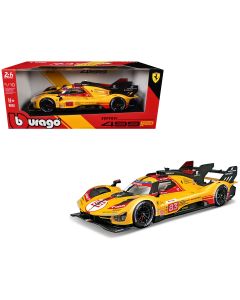 2024 Ferrari 499P #83 Diecast Model Car 1/18 AF Corse Le Mans Racing Bburago