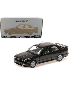 1987 BMW M3 Diecast Model Car Black Metallic 1/18 by Minichamps