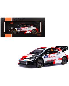 2023 Toyota GR Yaris Rally1 Hybrid #33 Elfyn Evans Diecast Model Car 1/18 IXO
