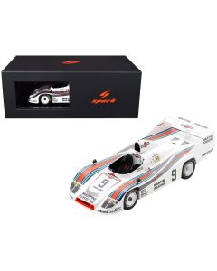 1980 Porsche 908/80 #9 Jacky Ickx Martini Racing 1/18 Model Car with Display Case