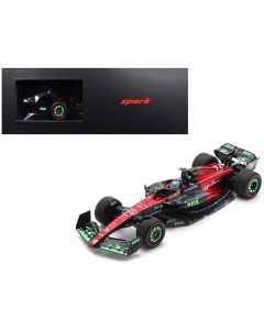 2023 Alfa Romeo C43 #77 Valtteri Bottas F1 Team KICK 1/18 Model Car & Display Case