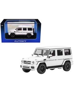 2017 Mercedes-Benz AMG G63 White 1/64 Diecast Model Car by Autoart