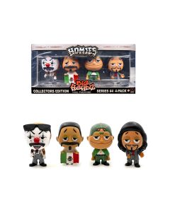 2023 Homies Big Headz Series 4 Collector's Edition 4-Pack Action Figures