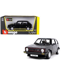 1979 Volkswagen Golf Mk1 GTI Diecast Model Car Black 1/24 Bburago