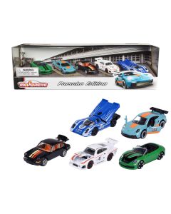 2023 Porsche Edition 5-Piece Set 1/64 Diecast Model Cars by Majorette
