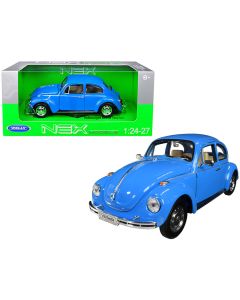 2023 Volkswagen Beetle Diecast Model Car 1/24-1/27 Blue Welly