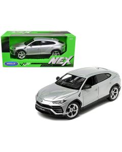 2022 Lamborghini Urus Gray Metallic 1/24 Diecast Model Car by Welly