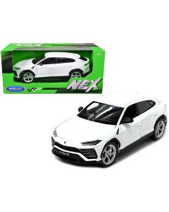 2021 Lamborghini Urus White 1/24 Diecast Model Car Welly NEX Models