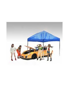 2023 American Diorama Hip Hop Girls 4 Piece Figure Set 1/18 Scale Models