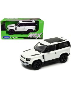 2020 Land Rover Defender White Diecast Model Car Welly 1/26 NEX Models