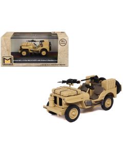2023 British SAS Willys Jeep 1/43 Diecast Model with Vickers K Machine Gun