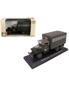 1944 GMC CCKW 353 6x6 2.5 Ton Truck Model with Communications Shelter 1/43 Diecast