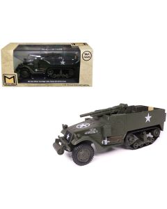 1943 M3 Gun Motor Carriage 75mm M1897A4 Olive Drab Diecast Model USA Army 1/43