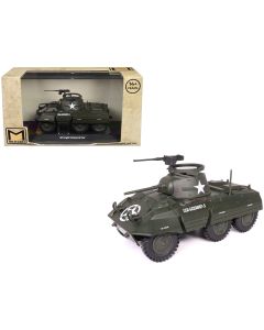 2023 M8 Light Armored Car Diecast Model - Olive Drab, US Army 1/43 Scale