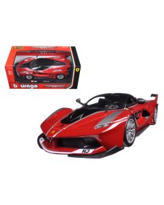 2017 Ferrari FXX-K #10 Red 1/24 Diecast Model Car by Bburago