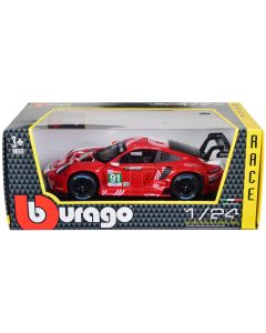 2020 Porsche 911 RSR #91 Diecast Model Car 1/24 Bburago 24h Le Mans GT Team