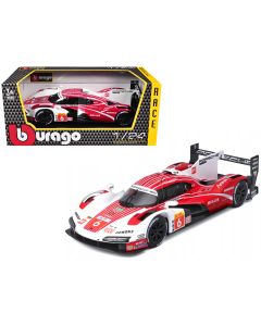 2024 Porsche 963 #6 Diecast Model Car - FIA WEC Winner - Bburago 1/24 Scale