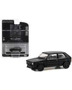 1980 Volkswagen Rabbit Widebody Diecast Model Car Black Bandit 1/64 Greenlight