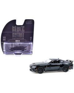 2024 Ford Mustang GT Coupe Black Black Bandit 1/64 Diecast Model Car Greenlight