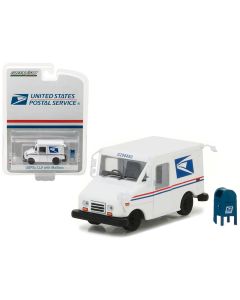 2023 Greenlight 1/64 USPS Long Life Postal Delivery Vehicle LLV with Mailbox Accessory