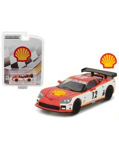 2009 Chevrolet Corvette C6R Diecast Model Car 1/64 Shell Oil Hobby Exclusive Greenlight