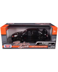 2023 Subaru Impreza WRX STi Black 1/24 Diecast Model Car Motormax