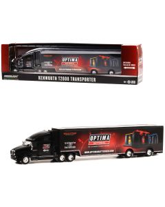 2000 Kenworth T2000 Transporter Black Diecast Model 1/64 Greenlight Hobby Exclusive  
OPTIMA Batteries Diecast Model 1/64 Kenworth T2000 Transporter Black Greenlight  
1/64 Kenworth T2000 Transporter Black Diecast Model by Greenlight OPTIMA Batteries Seri