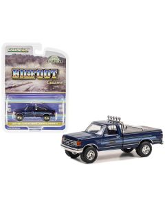 1987 Ford F-250 XLT Lariat Pickup Truck Blue Stripes Bigfoot Cruiser #1 Diecast Model  
1/64 Greenlight Bigfoot Cruiser #1 1987 Ford F-250 XLT Lariat Diecast Model Car