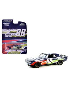 1969 Chevrolet Camaro Diecast Model Car #88 Alex Bowman Tribute 1/64 Greenlight