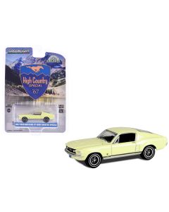 1967 Ford Mustang GT Fastback Diecast Model Car 1/64 Aspen Gold Greenlight