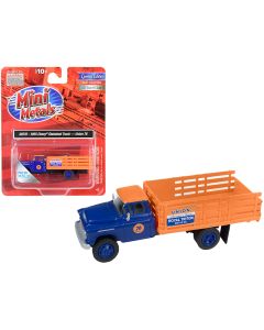 1955 Chevrolet Stakebed Truck Union 76 HO Scale Model Blue Orange Classic Metal Works