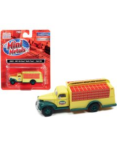 1941-1946 Chevrolet Delivery Bottle Truck Yellow Green Kool-Aid 1/87 HO Scale Model Classic Metal Works