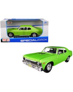 1970 Chevrolet Nova SS Diecast Model Car Metallic Green 1/24 by Maisto