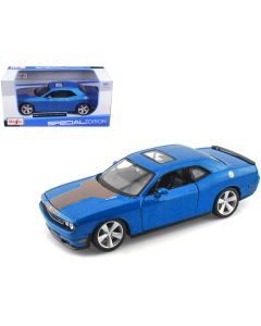 2008 Dodge Challenger SRT8 Blue Metallic 1/24 Diecast Model Car Maisto
