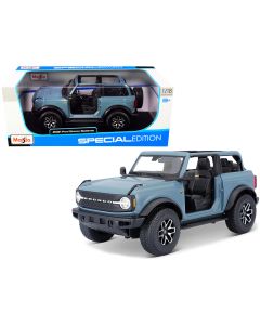 2021 Ford Bronco Badlands Blue Special Edition 1/18 Diecast Model Car Maisto