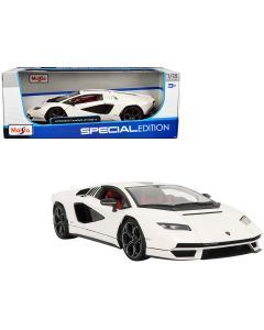 2023 Lamborghini Countach LPI 800-4 Diecast Model Car 1/18 White Black Red Special Edition by Maisto