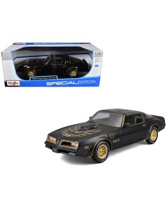 1978 Pontiac Firebird Trans Am Black Metallic Diecast Model Car 1/18 Maisto Special Edition