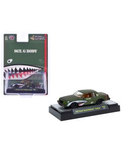 1987 Buick Grand National 1/64 Diecast Model Car - Custom Green Metallic, Limited Edition