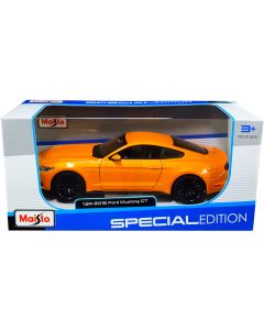 2015 Ford Mustang GT 5.0 Diecast Model Car Orange Metallic 1/24 Maisto