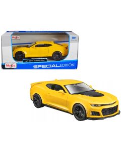 2017 Chevrolet Camaro ZL1 Special Edition Yellow Metallic 1/24 Diecast Model Car