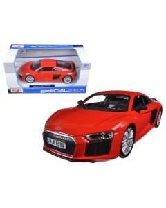 2023 Audi R8 V10 Plus Red Special Edition 1/24 Diecast Model Car Maisto