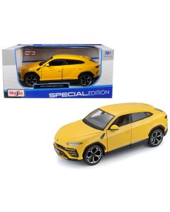 2023 Lamborghini Urus Yellow 1/24 Diecast Model Car by Maisto