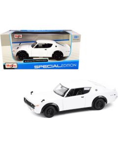 1973 Nissan Skyline 2000GT-R KPGC110 Diecast Model Car White Special Edition Maisto 1/24