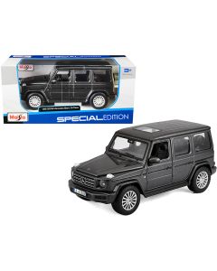 2019 Mercedes Benz G-Class Dark Gray Metallic 1/25 Diecast Model Car Sunroof Maisto