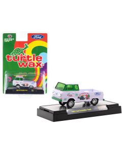 1965 Ford Econoline Pickup Truck 1/64 Diecast Model Car White Green Limited Edition M2 Machines