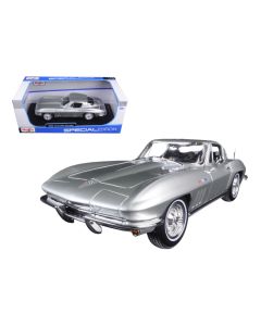 1965 Chevrolet Corvette Silver Special Edition 1/18 Diecast Model Car Maisto
