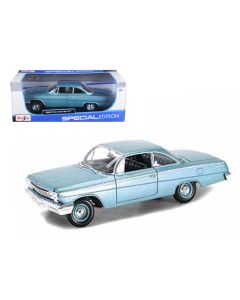 1962 Chevrolet Bel Air 1/18 Diecast Model Car Turquoise by Maisto